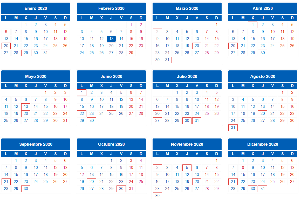 Calendario del Contribuyente 2021: Todos los Trámites - Adminfacil